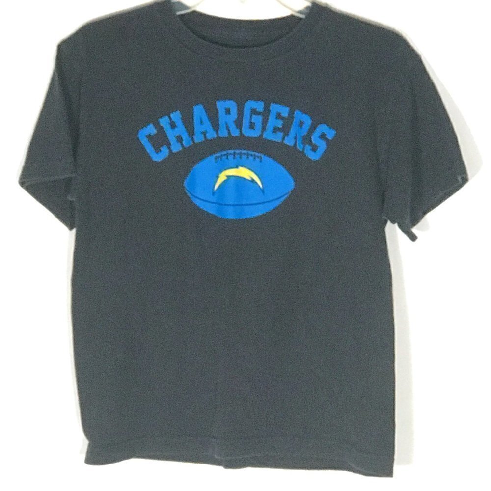 NFL Chargers Football Blue Yellow Tee Shirt